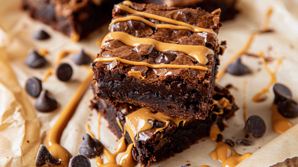 Easy High-Protein Brownies made with Cottage Cheese 5 high protein brownies cottage cheese recipe fudgy close-up